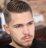 Pictures of Side Part Haircut Fade