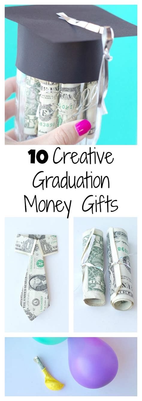 It's basically the perfect gift and makes shopping for graduation season a lot. 10 Creative Graduation Money Gifts - Val Event Gal