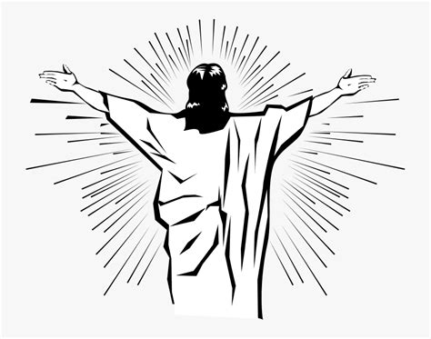 Search images from huge database containing over 360,000 cliparts. Easter Clipart Black And White - Jesus Png Black And White ...