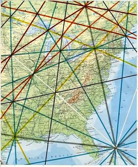 Picture Earth Grid Ley Lines Lay Lines