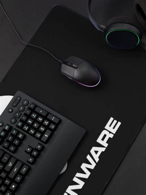 Alienware Dell Gaming Logo White Essential T Shirt Mouse Pad For Sale