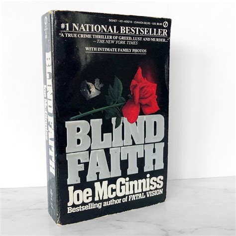 Blind Faith By Joe Mcginniss 1989 Paperback