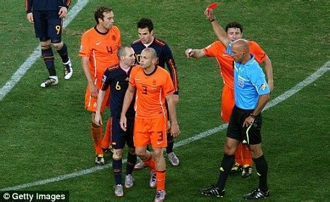 Former international and premier league referee. Holland blames World Cup final defeat on English referee ...