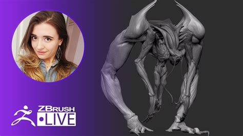 How To Use Zbrush To Speed Sculpt A Large Monster Ashley A Adams A Cubed Zbrush