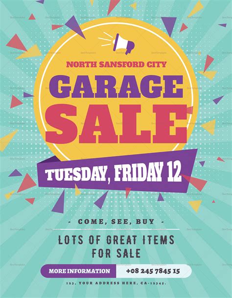 Yard Sale Flyer Template | Qualads