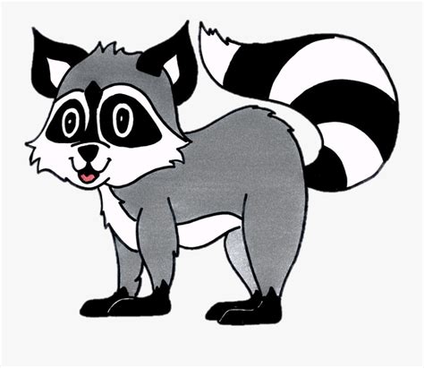 Drawing Raccoon Tail Transparent Png Clipart Free Download Cartoon