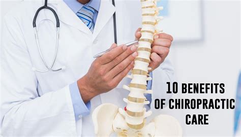10 Benefits Of A Chiropractic Adjustment