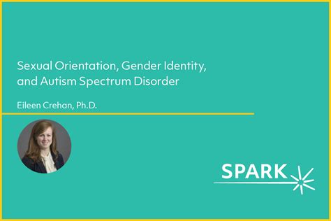 Spark For Autism Webinar Sexual Orientation Gender Identity And