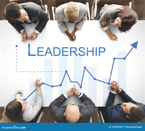 Leadership Management Skills Leader Support Concept Stock Image Image