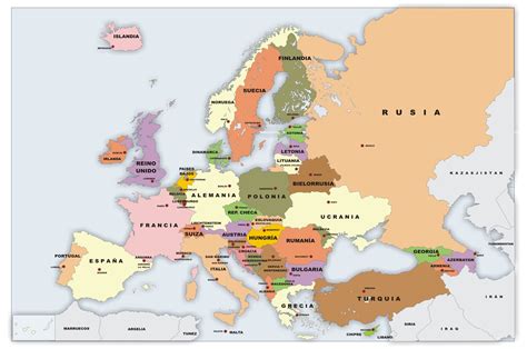 Mapas De Europa Y Pa Ses Europeos Colecci N De Mapas De Europa Hot