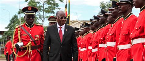 John magufuli is currently on his second term as president of tanzaniaimage caption: Tanzanie: John Magufuli prête serment pour un second mandat