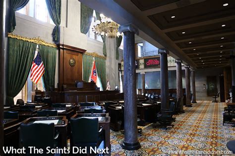 State Of Tennessee Capitol Building In Nashville