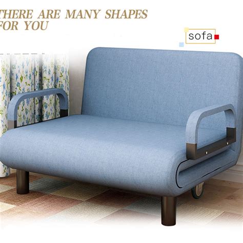 Adjustable foldable leisure sofa video gaming futon sofa bed sleeper floor chair. Sofa Bed Foldable Multi-function Living Room Study Dual ...