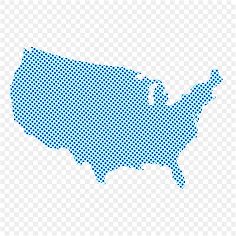 United State Map Vector Png Images Geometrically Simple Blue Wavepoint