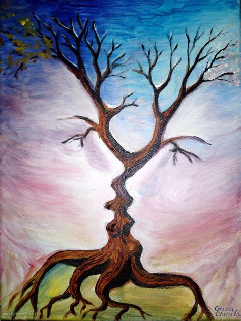 Stunning And Beautiful Tree Paintings For Your Inspiration Tree