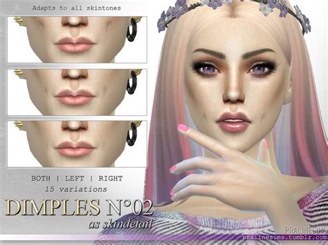 Pralinesims Dimples N02 Sims 4 Cas Sims 4 Queen Makeup