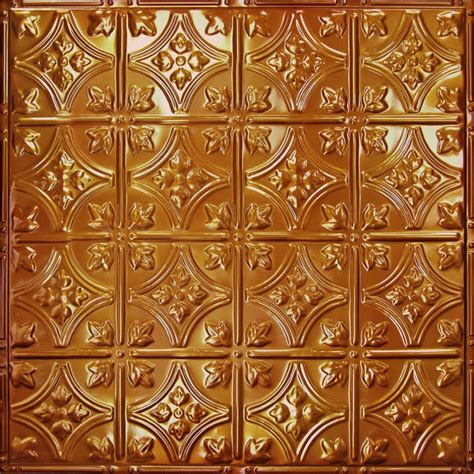 Painted Tin Ceiling Tile - Rustic Copper | Tramps Vintage ...