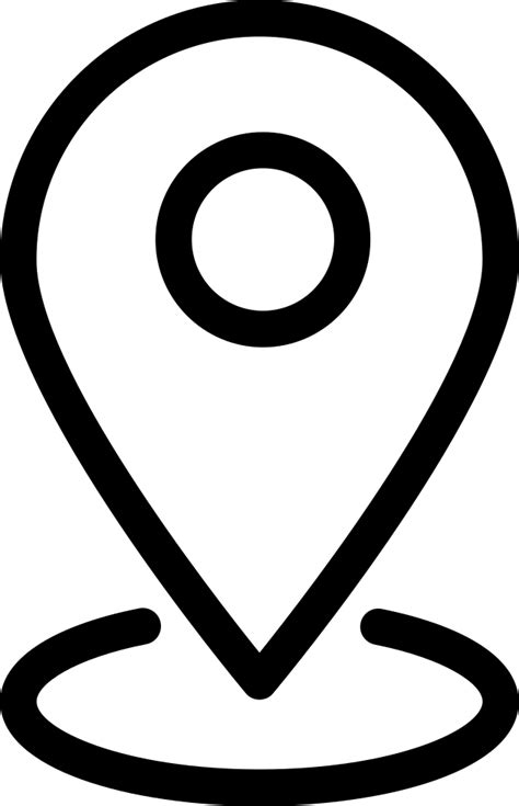 Ios Location Outline Svg Png Icon Free Download 194717 Onlinewebfontscom
