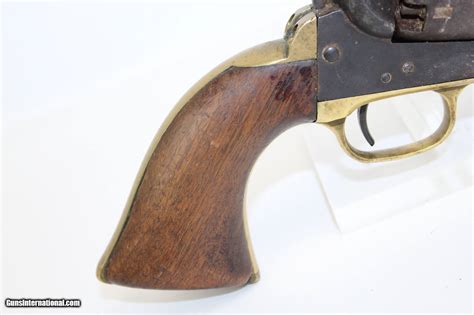 Civil War Antique 1860 Colt Dragoon 44 Revolver For Sale