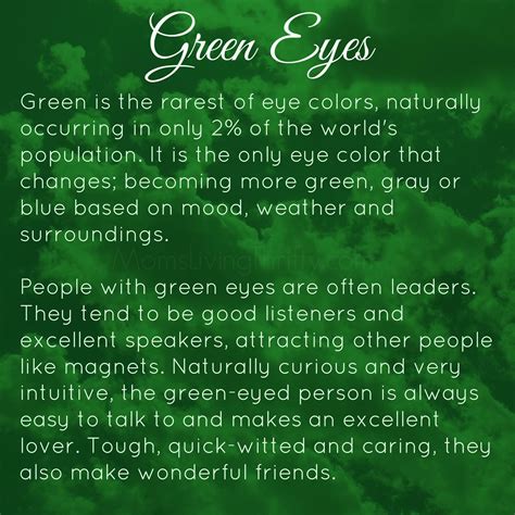 People With Green Eyes Quotes Best Love Quotes