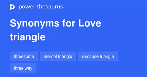 Love Triangle Synonyms 46 Words And Phrases For Love Triangle