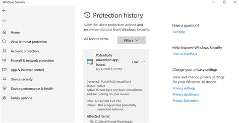 Potentially Unwanted App Found Microsoft Community
