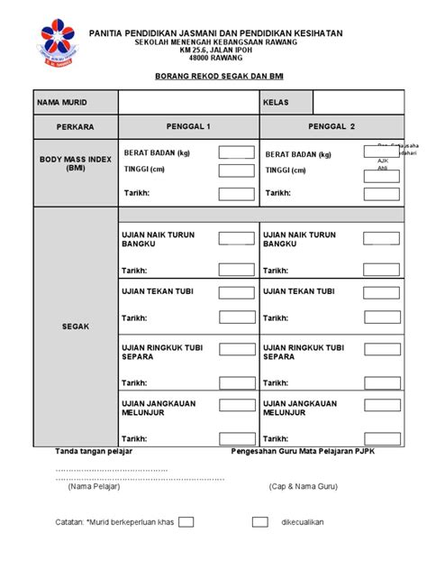 Lnpk diperlukan dalam keadaandi mana lnpt tahun sebelumnya tidak menilai pegawai atas jawatan yang dipangku. Borang Segak 2019