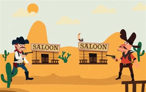 Wild West Cowboy Cartoon Vector Clipart Image Free Stock Photo