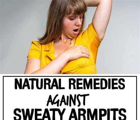 Natural Remedies Against Sweaty Armpits