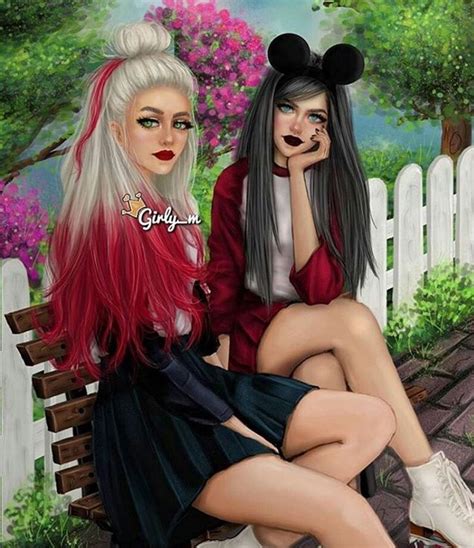 The pink colours and the flowers in the illustration adds to the girly vibe of this art. Les 74 meilleures images du tableau girly_m *.* sur ...