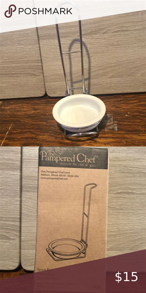 Pampered Chef Spoon Rest Pampered Chef Spoon Rest Classic White And