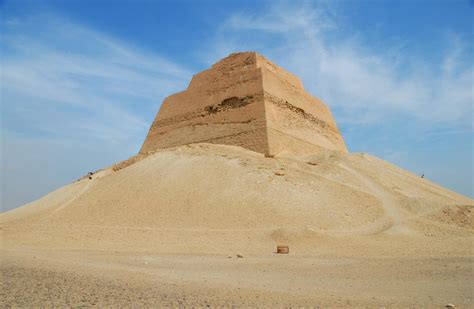 The Pyramid Of Sneferu At Meidum C 2600 Bc This Is The First Of