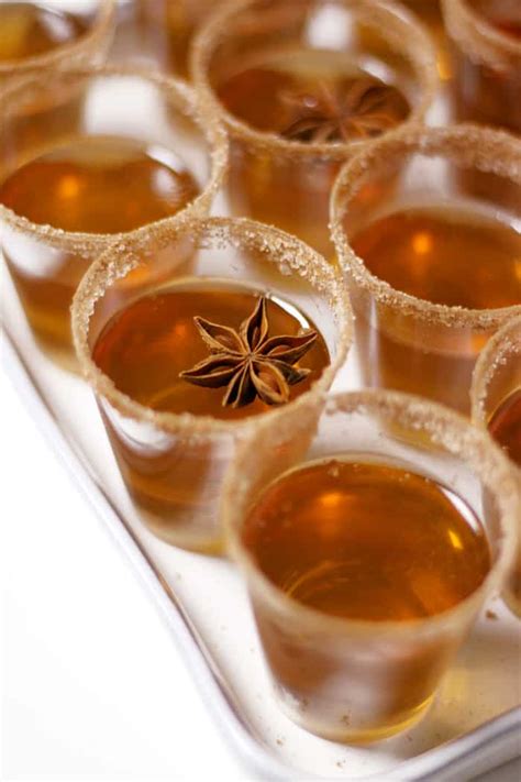 Apple Cider Jell-O Shots with Bourbon » Feast + West