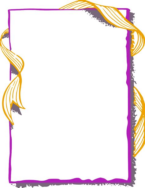 12 Purple And Gold Vector Frames Png Images Purple And Gold Frame