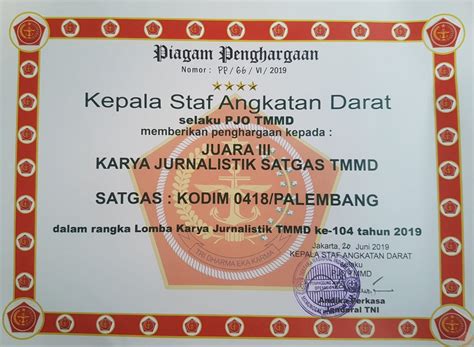 Contoh Piagam Penghargaan Lomba Kebersihan Kelas Images