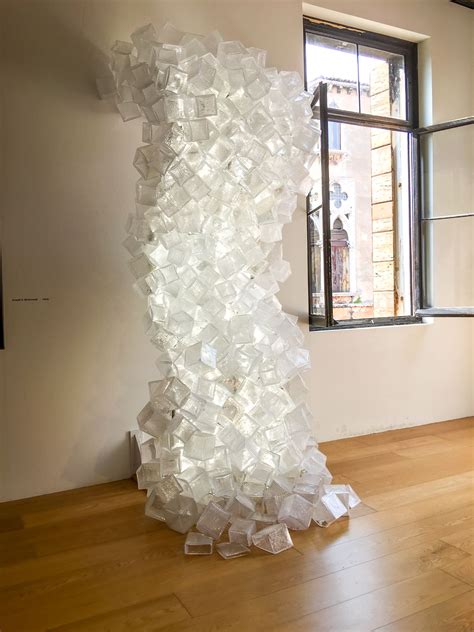 Shop ceiling light fixtures, wall lights, lamps for living room on homelava.com. "Waterfall" - over 300 clear blown glass cubes for the ...