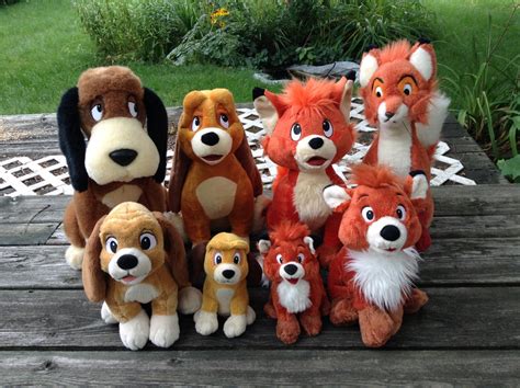 All My Fox And The Hound Plushies By Laurel Lion On Deviantart