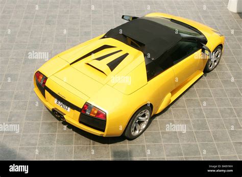 Car Lamborghini Murcielago Roadster Model Year 2004 Yellow