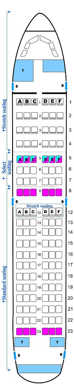 Seat Map And Seating Chart Airbus A318 100 Avianca Seating Charts