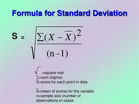 How To Calculate Standard Deviation From Mean And Sample Size Haiper