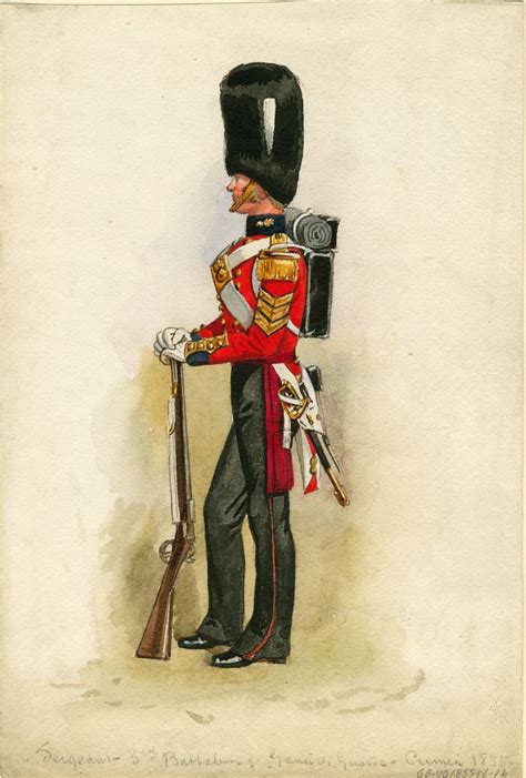 Sergeant 3rd Battalion Grenadier Guards Crimea 1855 Grenadier Guards