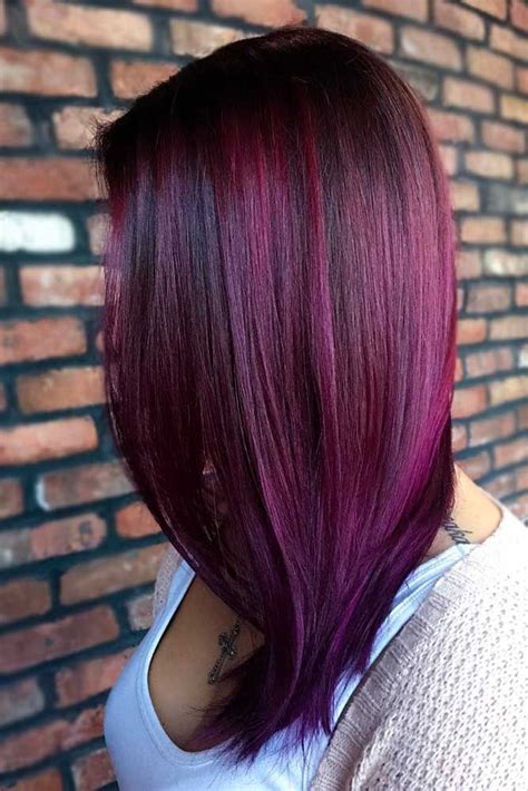 13 Purple Red Hair Is The New Black Hair Color