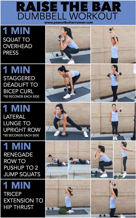 30 Minute Full Body Dumbbell Workout Routine At Home For Build Muscle