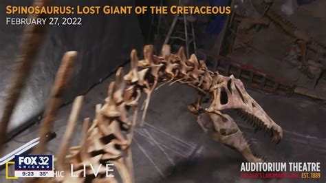 National Geographic Live Hosts Spinosaurus Lost Giant Of The Cretaceous At Auditorium Theatre