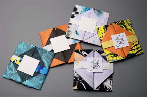 Origami Folded Cards Adele Sanborn