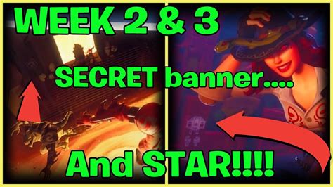 Fortnite Week 2 And 3 Secret Star Banner Locationbattle Royal Youtube