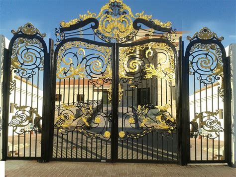 Main gate/top modern gate ideas in 2020 catalogue. How To Choose The Perfect Wrought Iron Railing & Gate For ...