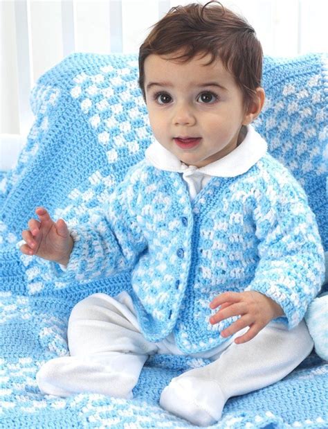 Checkered Blanket In Bernat Softee Baby Solids Crochet Baby Patterns