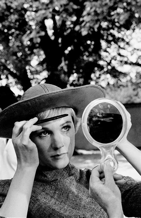 julie andrews on the set of the sound of music photographed by erich lessing 1965 julie