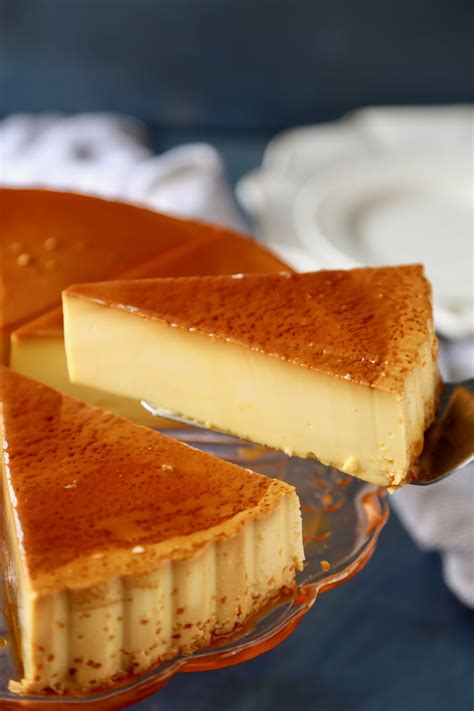 The best way to end any Mexican meal is with a slice of Flan. Creamy